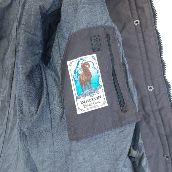 Burton Dryride Women's Ski Snowboard Jacket Size Small Brown - Picture 7 of 9